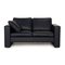 Conseta 2-Seater Sofa in Blue Leather from Cor 1