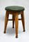 Vintage Edwardian Oak Stool, Image 1