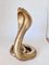20th Century Snake Resin Gilt Sculpture Standing Cobra, France, Image 4
