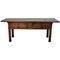 18th Century Spanish Rustic Farmhouse Chestnut Console 1