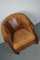 Vintage Dutch Cognac Colored Leather Club Chair 6