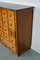 Large Mid-20th Century Dutch Industrial Beech Apothecary Cabinet, Image 13