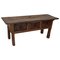 18th Century Spanish Rustic Farmhouse Chestnut Console, Image 1