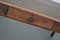 19th Century French Greyed Oak Rustic Farmhouse Dining Table, Image 2