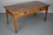 19th Century French Light Gold Oak Rustic Farmhouse Dining Table, Image 13