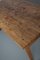 19th Century French Light Gold Oak Rustic Farmhouse Dining Table 20