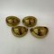 Golden Wall Lamps, 1970s, Set of 4, Image 4