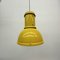 Industrial Yellow Hanging Lamp from Fontana Arte, 1970s 6