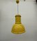 Industrial Yellow Hanging Lamp from Fontana Arte, 1970s 4