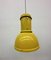 Lampe à Suspension Industrielle Jaune de Fontana Arte, 1970s 2