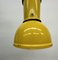 Lámpara colgante industrial amarilla de Fontana Arte, años 70, Imagen 3