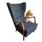 Scandinavian Wing Chair, 1950s, Image 7