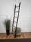 Vintage Italian Rustic Wooden Ladder Stair Step, 1980s 4