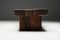 Brutalist Wooden Coffee Table, France, 1950s 8