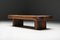 Table Basse Brutaliste en Bois, France, 1950s 6