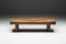 Brutalist Wooden Coffee Table, France, 1950s, Image 4