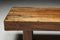 Table Basse Brutaliste en Bois, France, 1950s 12