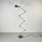 Vintage Stripped and Polished 6 Arm Jielde Floor Lamp by Jean-Louis Domecq, 1950s 1