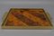 Mid-Century Brass, Plywood and Veneer Serving Tray, 1960s, Image 6