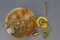 Lampada a sospensione Art Déco color ambra in alabastro e bronzo, Francia, anni '20, Immagine 17