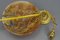 Lampada a sospensione Art Déco color ambra in alabastro e bronzo, Francia, anni '20, Immagine 19