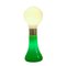 Lámpara de pie Birillo de cristal de Murano verde de Carlo Nason para Mazzega, 1969, Imagen 2