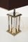 Hollywood Regency Chrome and Brass Columns Table Lamp by Rome Rega, 1970s, Image 5