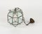 Lampe à Suspension Mid-Century en Laiton et Verre Biseauté de style Adolf Loos, Italie, 1950s 12
