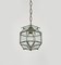 Lampe à Suspension Mid-Century en Laiton et Verre Biseauté de style Adolf Loos, Italie, 1950s 10
