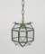 Lampe à Suspension Mid-Century en Laiton et Verre Biseauté de style Adolf Loos, Italie, 1950s 3