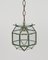 Mid-Century Pendant Light in Brass and Beveled Glass in the style of Adolf Loos, Italy, 1950s 11