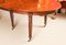 Tavolo da pranzo Regency a fisarmonica con sedie, XIX secolo, set di 11, Immagine 8