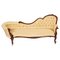 Chaise longue da divano vittoriana in noce, XIX secolo, Immagine 1