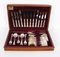 Silver-Plated Cutlery with Box, 1980s, Set of 39, Image 20