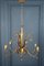 Vintage Chandelier in Gilded Metal, 1960 1