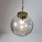 Vintage Glass Hanging Light, 1970s 8