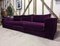 Vintage Velvet Sofa in Purple, Image 3