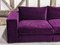 Vintage Velvet Sofa in Purple, Image 4