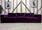 Vintage Velvet Sofa in Purple, Image 5