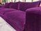 Vintage Velvet Sofa in Purple 10