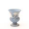Vase Urne Camée Néoclassique en Jasperware Bleu de Wedgwood 4