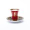 Taza y platillo Versace Medusa de porcelana en oro de 24 kt de Rosenthal. Juego de 2, Imagen 7