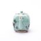 Chinese Hand-Painted Celadon Glazed Blossoms Teapot 4