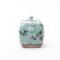 Chinese Hand-Painted Celadon Glazed Blossoms Teapot, Image 2
