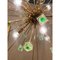 Lámpara de araña Sputnik Cubes verdes de cristal de Murano dorado de Simoeng, Imagen 7