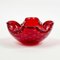 Bullicante Murano Glass Bowl or Ashtray attributed to Barrovier & Toso, Italy, 1960s, Image 2