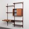 Rosewood 2-Bay Wall Unit by Poul Cadovius for Cado, Denmark, 1960s 6