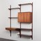 Rosewood 2-Bay Wall Unit by Poul Cadovius for Cado, Denmark, 1960s 8