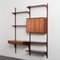 Rosewood 2-Bay Wall Unit by Poul Cadovius for Cado, Denmark, 1960s, Image 8