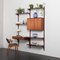 Rosewood 2-Bay Wall Unit by Poul Cadovius for Cado, Denmark, 1960s 5